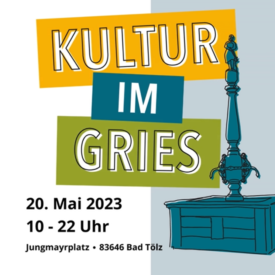 Am 20.5. feiern wir alle gemeinsam, anlässlich der Fertigstellung des Jungmayrplatzes das Griesfest in Bad Tölz. Ihr seid alle herzlich eingeladen!