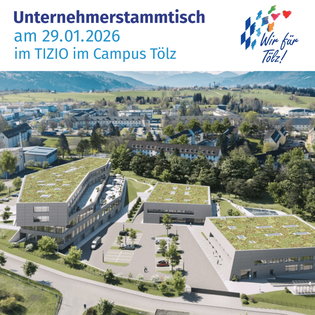Wir freuen uns auf exklusive Einblicke in das Technologietransferzentrum „TIZIO“ der Hochschule München. In vier Hightech-Laboren wird dort in den Innovationsfeldern additive Fertigung, Automatisierung und Robotik, IoT-Prototypen und Tourismus, Nachhaltigkeit und Lebensqualität geforscht und entwickelt.